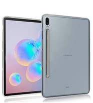 Microsonic Samsung Galaxy Tab S6 10.6'' T860 Kılıf Transparent Soft (Beyaz)