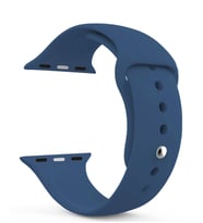 Microsonic Apple Watch Series 4 40mm Silikon Kordon (Lacivert)