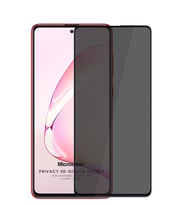 Microsonic Samsung Galaxy Note 10 Lite Privacy 5D Gizlilik Filtreli Cam Ekran Koruyucu (Siyah)