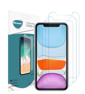 Microsonic Apple iPhone 11 Ekran Koruyucu Nano Cam (3'lü Paket) (Beyaz)