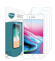 Microsonic Apple iPhone SE 2020 Ekran Koruyucu Nano Cam (3'lü Paket) (Beyaz)