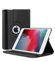 Microsonic Apple iPad Mini 5 7.9'' 2019 (A2133-A2124-A2125-A2126) Kılıf 360 Rotating Stand Deri (Siyah)