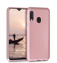 Microsonic Matte Silicone Samsung Galaxy M10s Kılıf (Rose)