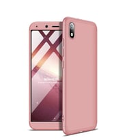 Microsonic Xiaomi Redmi 7A Kılıf Double Dip 360 Protective (Rose)