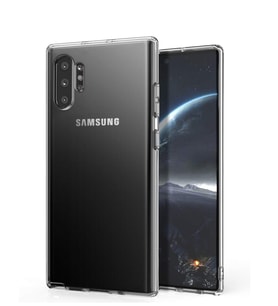 Microsonic Samsung Galaxy Note 10 Plus Kılıf Transparent Soft (Beyaz)