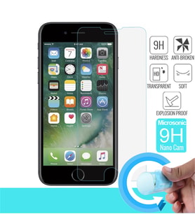 Microsonic Apple iPhone 7 Plus Nano Cam Ekran koruyucu Kırılmaz film (Beyaz)