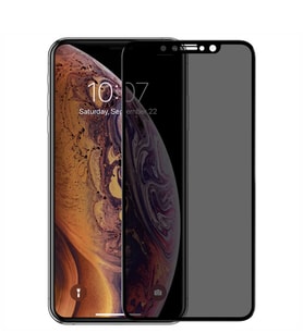 Microsonic Apple iPhone XS Max Privacy 5D Gizlilik Filtreli Cam Ekran Koruyucu (Siyah)
