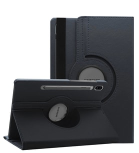 Microsonic Samsung Galaxy Tab S6 10.6" T860 Kılıf 360 Rotating Stand Deri (Siyah)