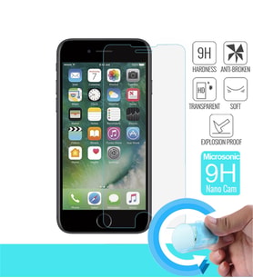 Microsonic Apple iPhone 7 Nano Cam Ekran koruyucu Kırılmaz film (Beyaz)