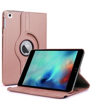 Microsonic iPad Pro 9.7 Kılıf 360 Dönerli Stand Deri (Rose)