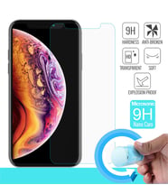 Microsonic Apple iPhone XS (5.8'') Nano Cam Ekran koruyucu Kırılmaz film (Beyaz)