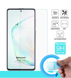 Microsonic Samsung Galaxy Note 10 Lite Nano Cam Ekran Koruyucu (Beyaz)