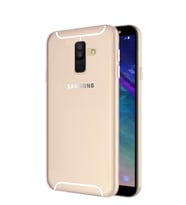 Microsonic Samsung Galaxy A6 Plus 2018 Kılıf Transparent Soft (Beyaz)