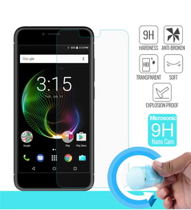 Microsonic Vestel Venüs E3 Nano Cam Ekran koruyucu Kırılmaz film (Beyaz)