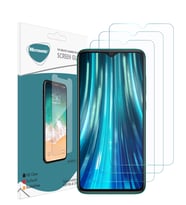 Microsonic Xiaomi Redmi Note 8 Pro Ekran Koruyucu Nano Cam (3'lü Paket) (Beyaz)