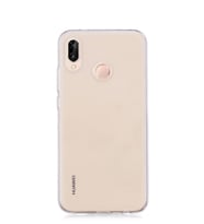 Microsonic Huawei P20 Lite Kılıf Transparent Soft (Beyaz)