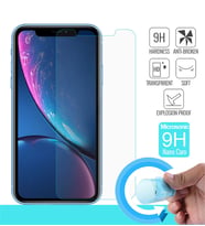 Microsonic Apple iPhone XR (6.1'') Nano Cam Ekran koruyucu Kırılmaz film (Beyaz)