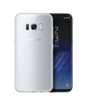 Microsonic Samsung Galaxy S8 Plus Kılıf Transparent Soft (Beyaz)