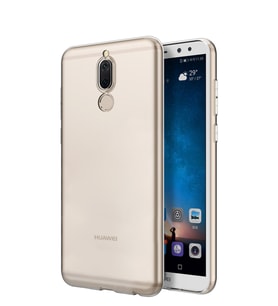 Microsonic Huawei Mate 10 Lite Kılıf Transparent Soft (Beyaz)