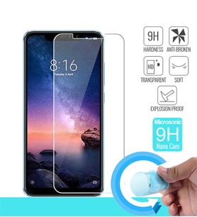 Microsonic Xiaomi Redmi Note 6 Pro Nano Cam Ekran koruyucu (Beyaz)