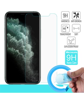 Microsonic Apple iPhone 11 Pro Max (6.5'') Nano Cam Ekran Koruyucu (Beyaz)
