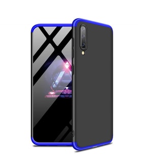 Microsonic Samsung Galaxy A30S Kılıf Double Dip 360 Protective (Mavi)