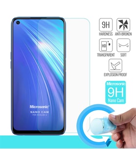 Microsonic Realme 6 Nano Cam Ekran Koruyucu (Beyaz)