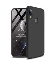 Microsonic Xiaomi Redmi Note 7 Kılıf Double Dip 360 Protective (Siyah)