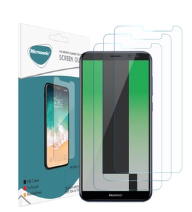 Microsonic Huawei Mate 10 Lite Ekran Koruyucu Nano Cam (3'lü Paket) (Beyaz)