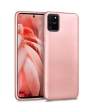 Microsonic Matte Silicone Samsung Galaxy A91 (S10 Lite) Kılıf (Rose)