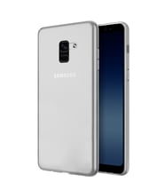 Microsonic Samsung Galaxy A8 Plus 2018 Kılıf Transparent Soft (Beyaz)