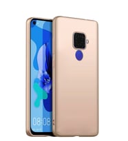 Microsonic Matte Silicone Huawei Mate 30 Lite Kılıf (Gold)