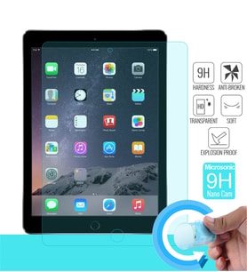Microsonic Nano Cam Ekran koruyucu Apple iPad Air & iPad Air 2 Kırılmaz film (Beyaz)