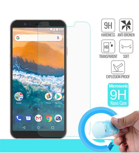 Microsonic General Mobile GM9 Pro Nano Cam Ekran koruyucu Kırılmaz film (Beyaz)