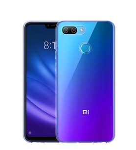 Microsonic Xiaomi Mi 8 Lite Kılıf Transparent Soft (Beyaz)