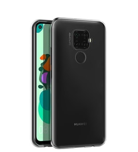 Microsonic Huawei Mate 30 Lite Kılıf Transparent Soft (Beyaz)