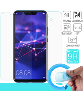 Microsonic Huawei Mate 20 Lite Ön + Arka Nano Cam Ekran koruyucu (Beyaz)