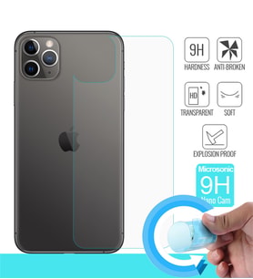 Microsonic Apple iPhone 11 Pro Max (6.5'') Arka Nano Cam Ekran Koruyucu (Beyaz)