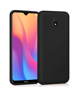 Microsonic Matte Silicone Xiaomi Redmi 8A Kılıf (Siyah)