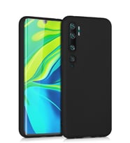 Microsonic Matte Silicone Xiaomi Mi Note 10 Pro Kılıf (Siyah)