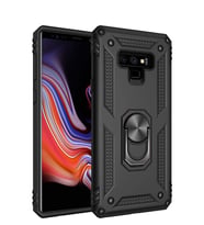 Microsonic Samsung Galaxy Note 9 Kılıf Military Ring Holder (Siyah)