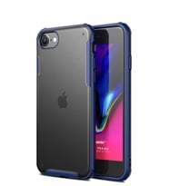 Microsonic Apple iPhone SE 2020 Kılıf Frosted Frame (Lacivert)