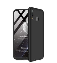 Microsonic Samsung Galaxy M10s Kılıf Double Dip 360 Protective (Siyah)