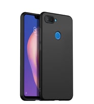 Microsonic Matte Silicone Xiaomi Mi 8 Lite Kılıf (Siyah)