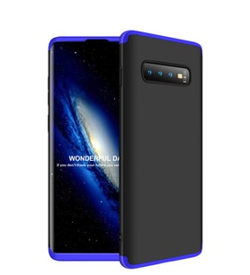 Microsonic Samsung Galaxy S10 Plus Kılıf Double Dip 360 Protective (Mavi)