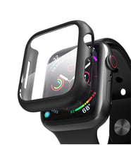 Microsonic Apple Watch Series 3 42mm Kılıf Matte Premium Slim WatchBand (Siyah)