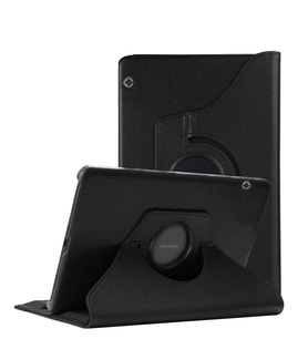 Microsonic Huawei MediaPad T3 10'' Kılıf 360 Rotating Stand Deri (Siyah)