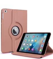 Microsonic iPad Mini 4 Kılıf 360 Dönerli Stand Deri (Rose)