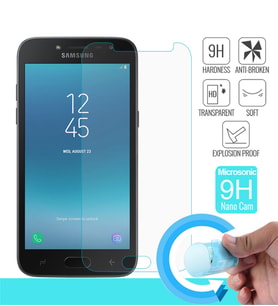 Microsonic Samsung Galaxy J2 Pro 2018 Nano Cam Ekran koruyucu Kırılmaz film (Beyaz)