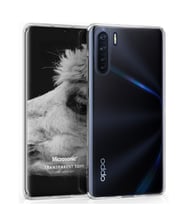 Microsonic Oppo A91 Kılıf Transparent Soft (Beyaz)